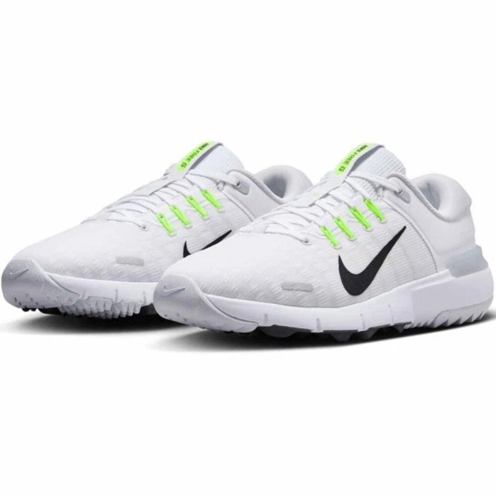 Nike Free Golf NN Men Golf Shoes White Pure Platinium Black FN0332-101 NEW - Picture 3 of 8